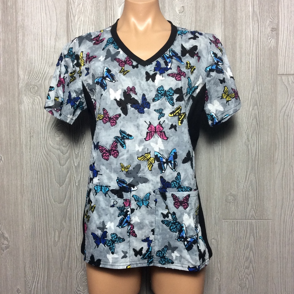 New Butterfly Scrub Top